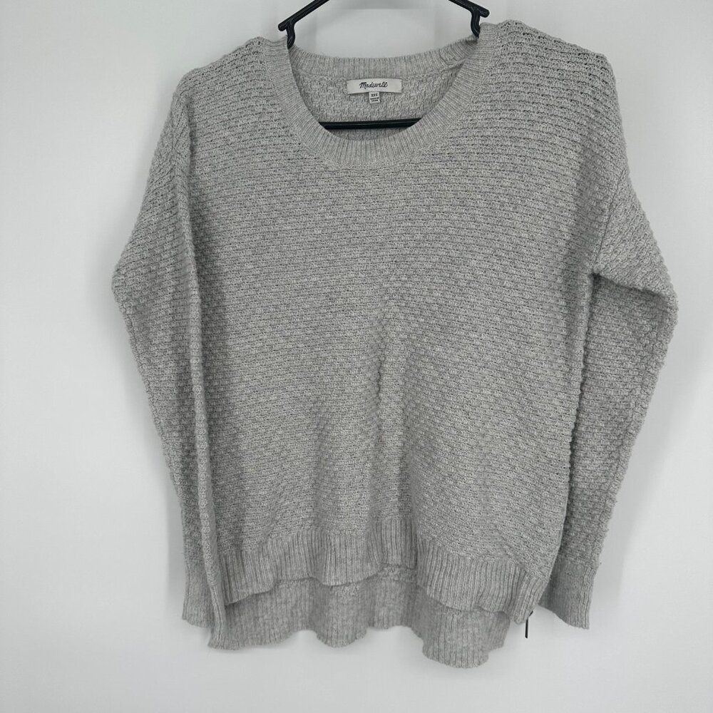 Madewell landmark textured gray sweater size‎ XXS